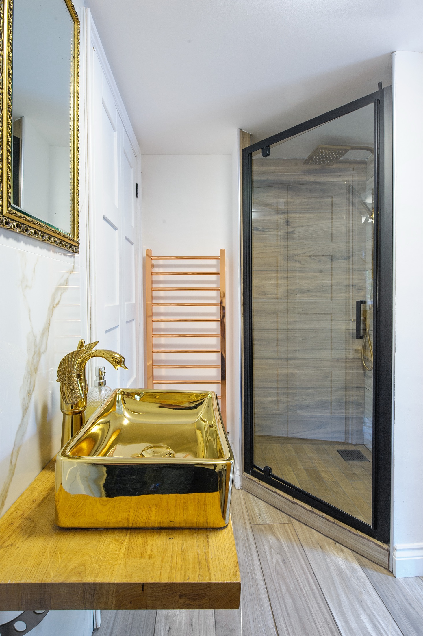 Shower Room at The Manor House, Saffron Walden